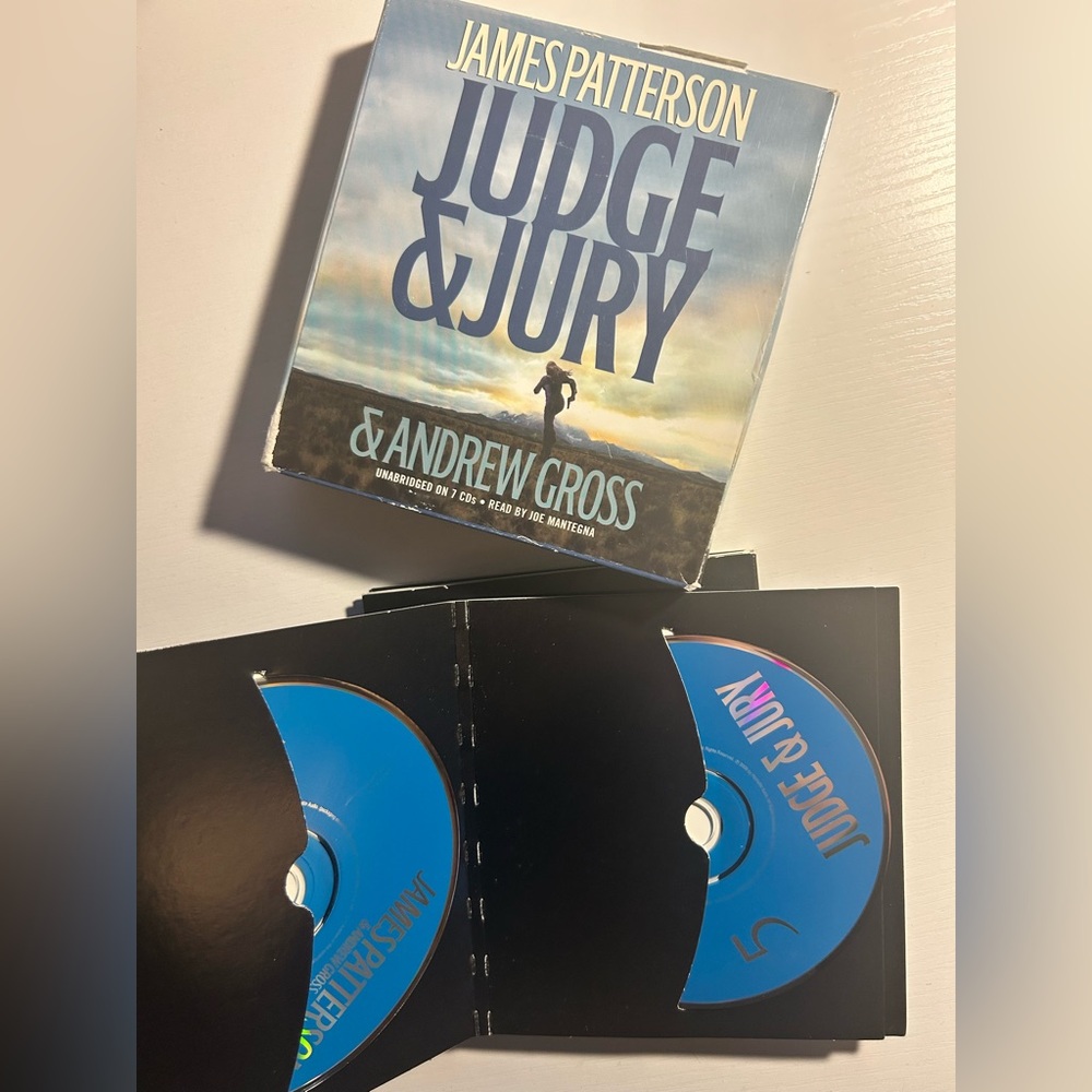 Judge & Jury James‎ Patterson Unabridged 7 CDs, Read By Joe Mantegna, Audiobook
